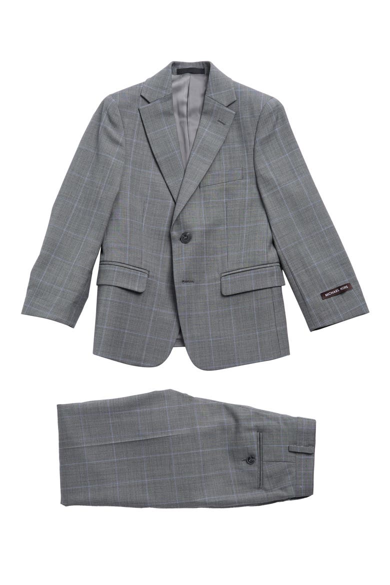 Kids' Two-Piece Suit Set, Main, color, GREY/ BLUE