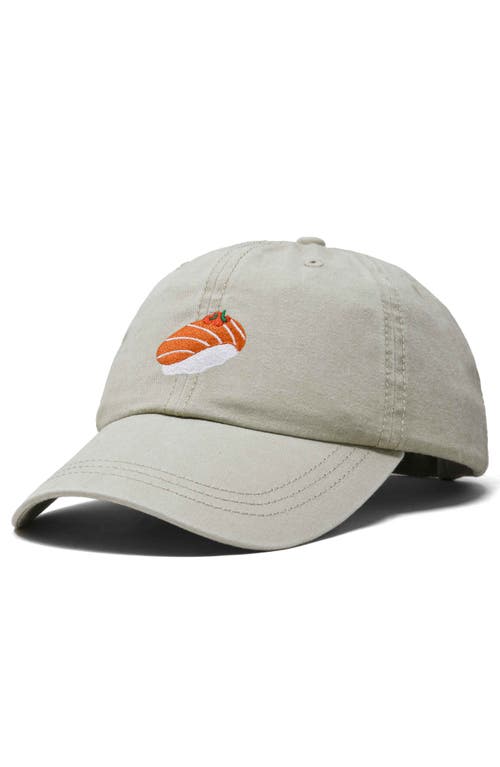 DALIX DALIX SALMON SUSHI EMBROIDERED DAD CAP 