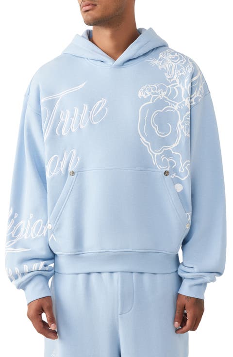 Tiger Script Boxy Hoodie