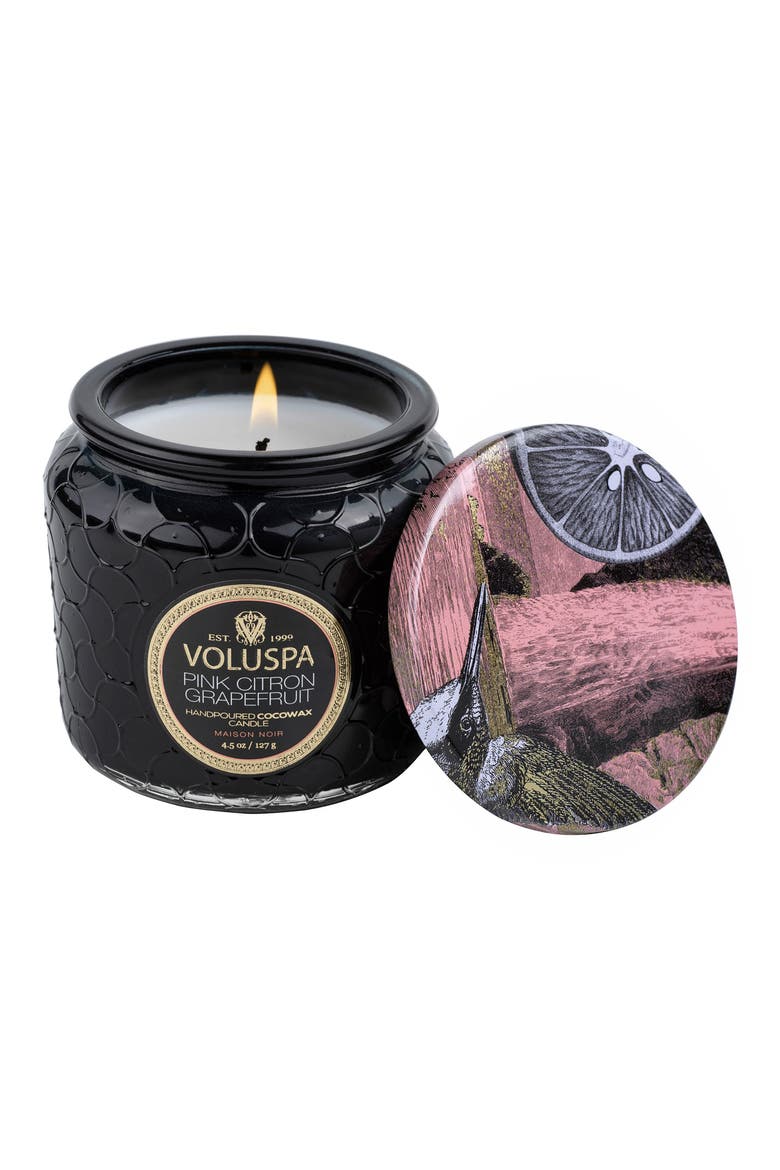 Pink Citron Grapefruit Petite Jar Candle, Main, color, PINK CITRON