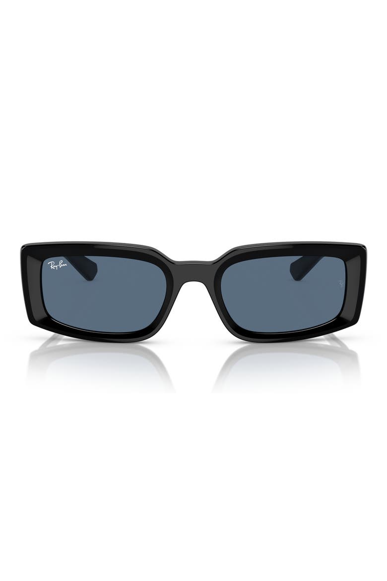 Kiliane 54mm Pillow Sunglasses, Main, color, BLACK BLUE