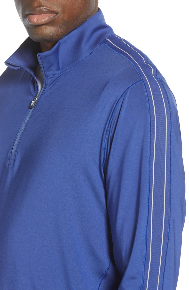 Cutter & Buck Pennant Classic Fit Half Zip Pullover, Alternate, color, Tour Blue