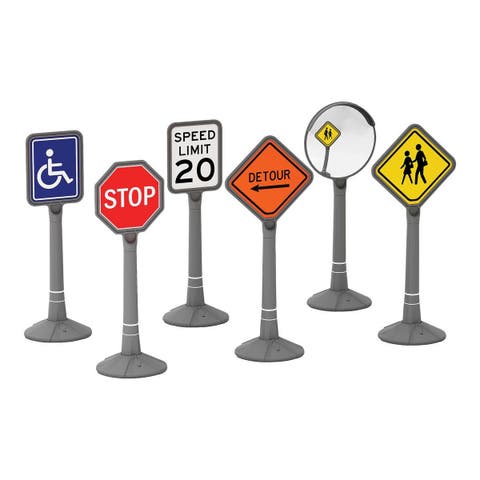 Jumbo Traffic Signs - Set of 6