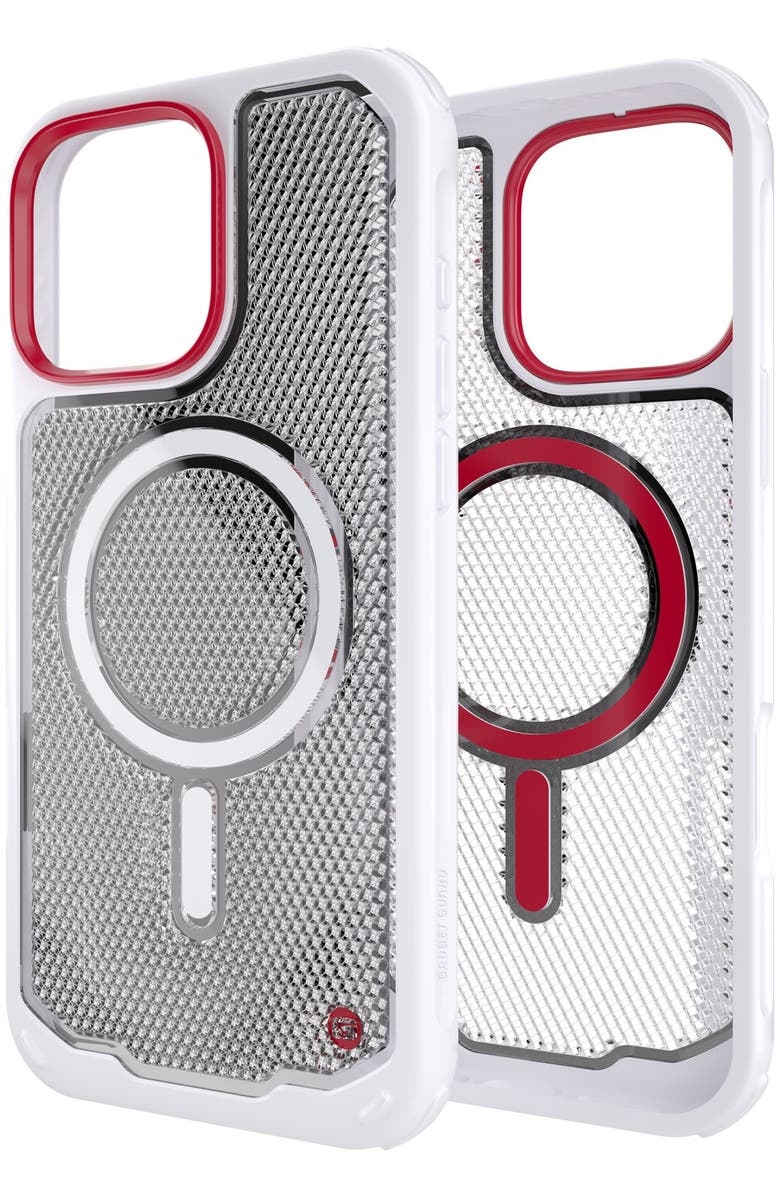 Gadget Guard Reflector MagSafe Case with G-Form Protection for Apple iPhone 16 Pro Max, Main, color, White