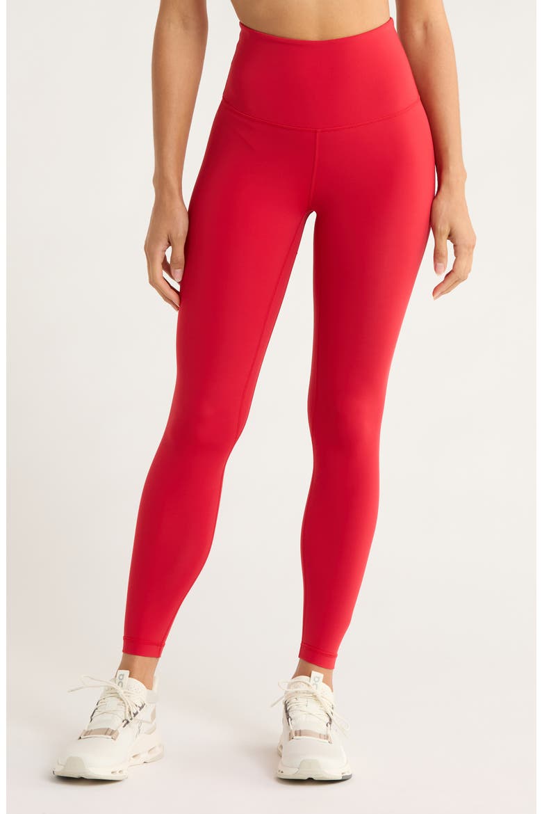 Sculpt Leggings, Main, color, HAUTE RED