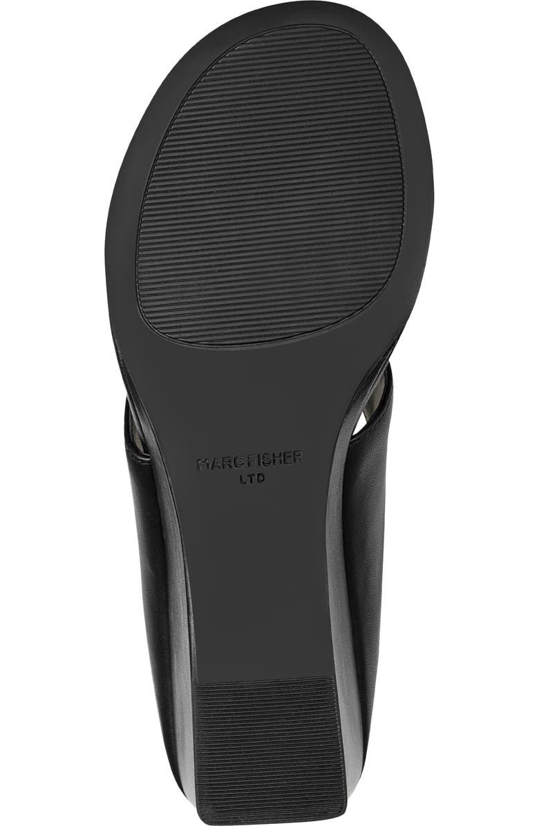 Marc Fisher LTD Udena Wedge Flip Flop, Alternate, color, Black