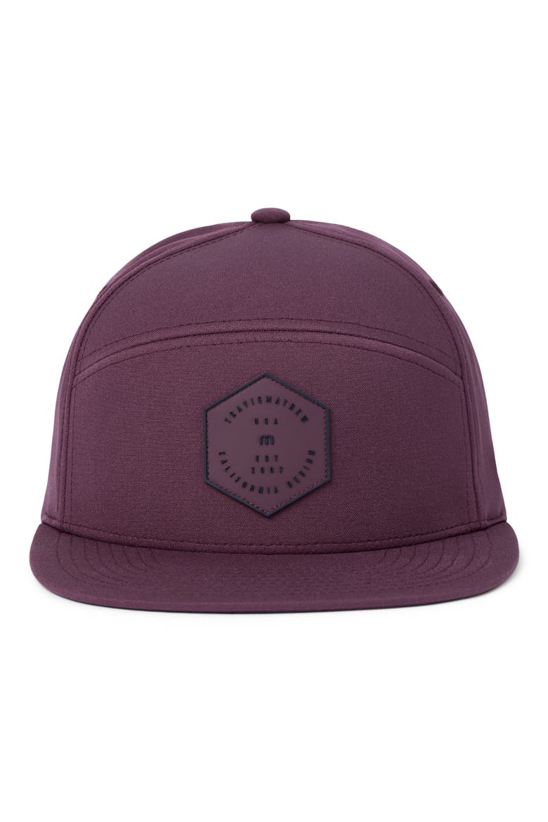 Triple Threat Snapback Baseball Cap, Alternate, color, MAUVE WINE