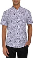 Brooklyn Brigade Abstract Floral Performance Shirt