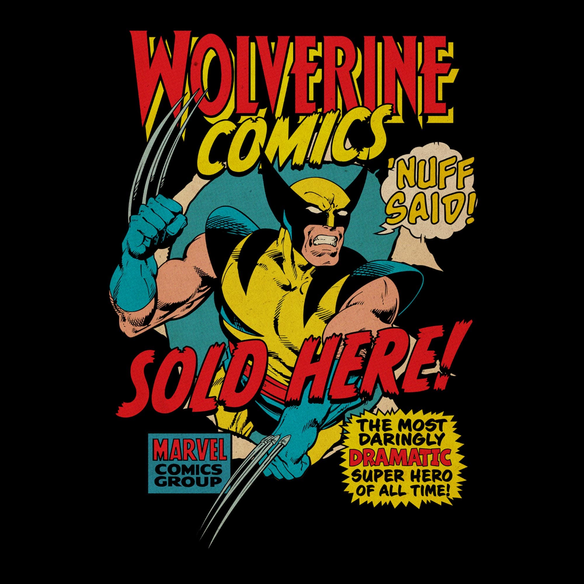 その他 Fab yellow Shred Marvel Men's Marvel X-Men '97 The Most Dramatic Superhero Graphic T-Shirt