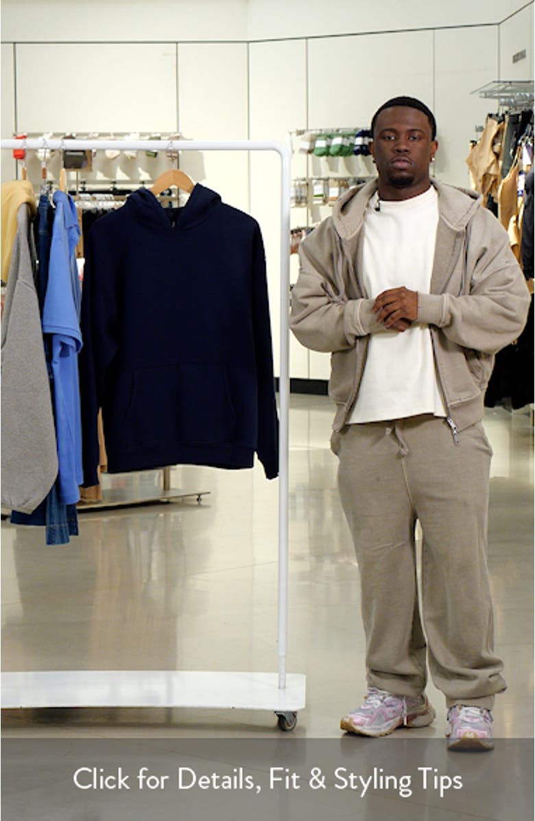 Fleece Lounge Relaxed Hoodie, sales video thumbnail