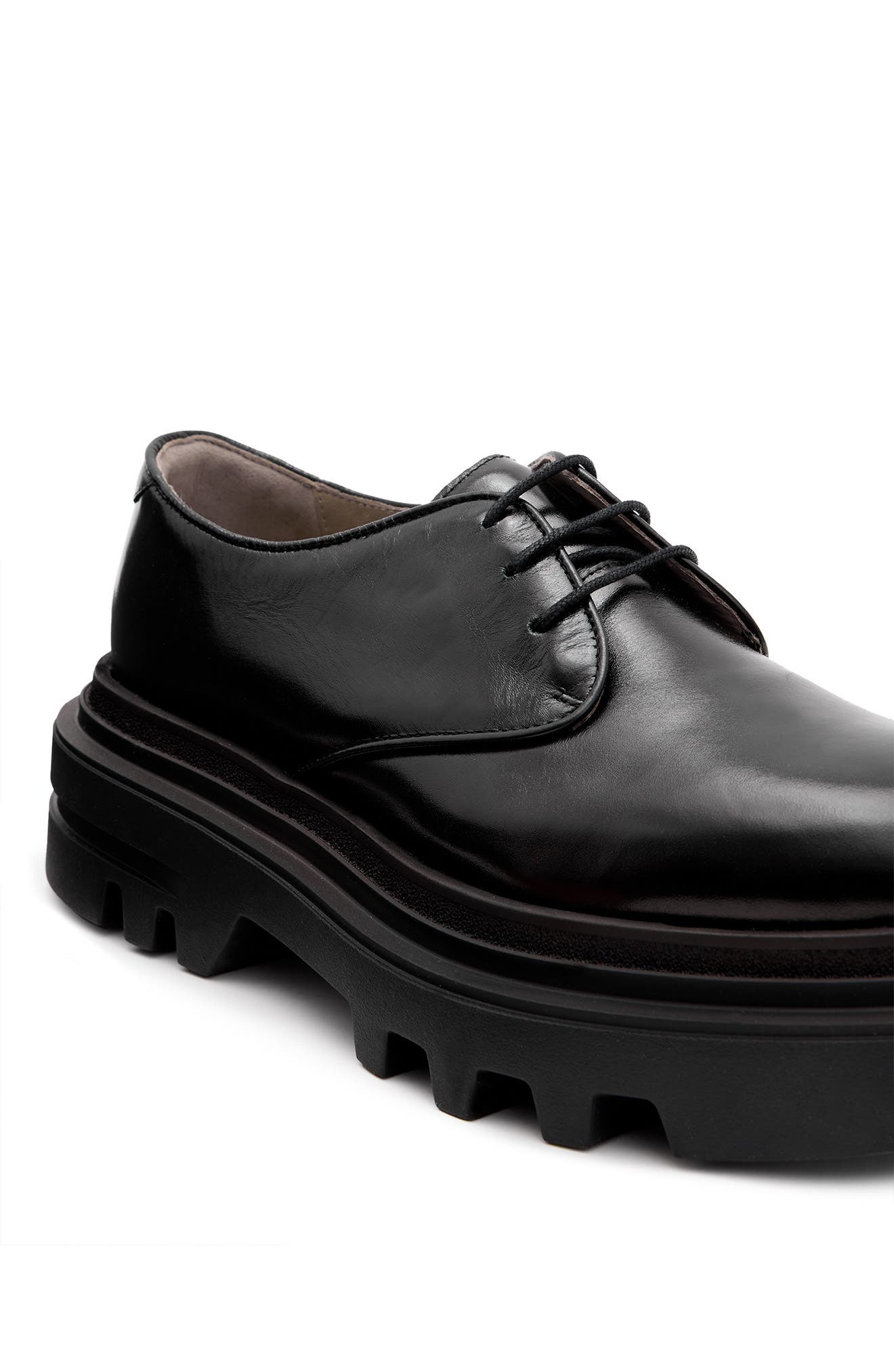 AllSaints Alexia Lug Sole Derby, Alternate, color, 