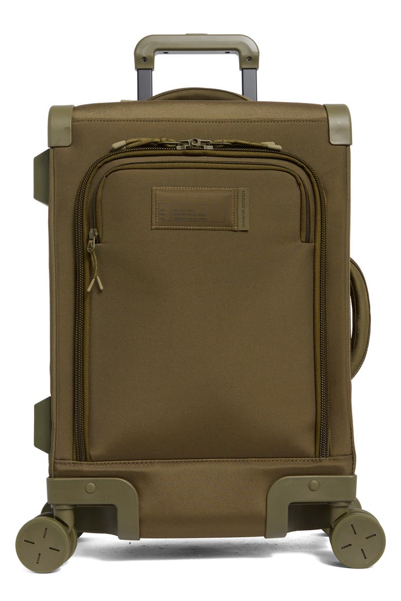 Seattle Carry-On Rolling Suitcase, Main, color, DARK MOSS