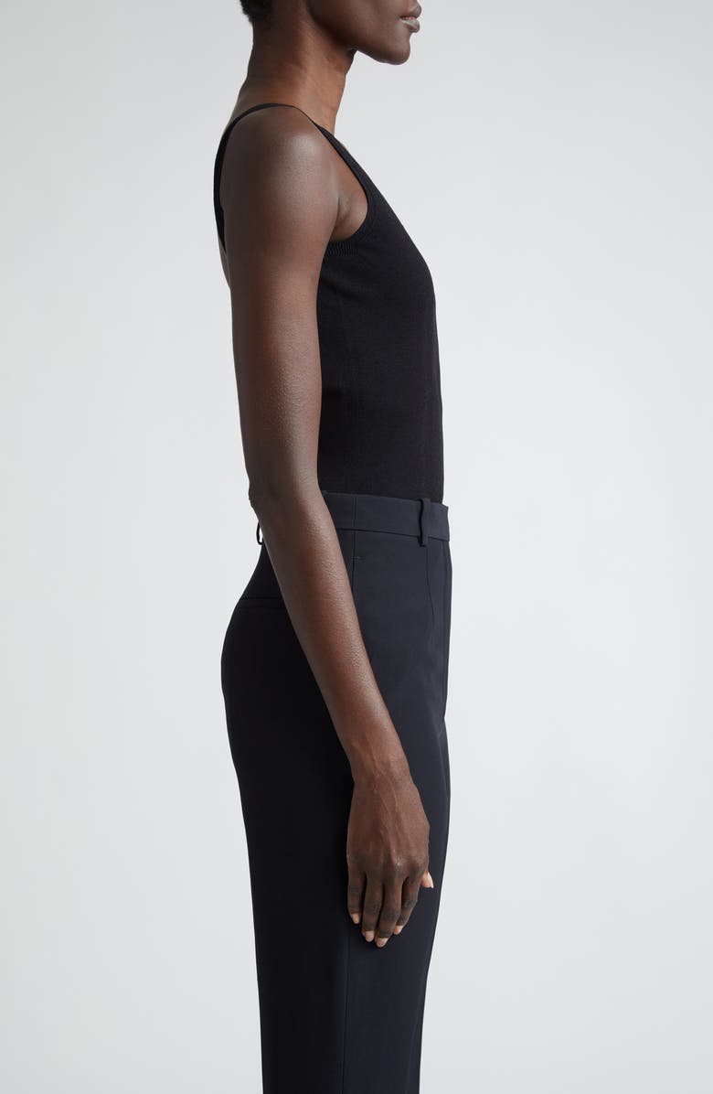 McQueen Seamless Open Back Bodysuit, Alternate, color, Black