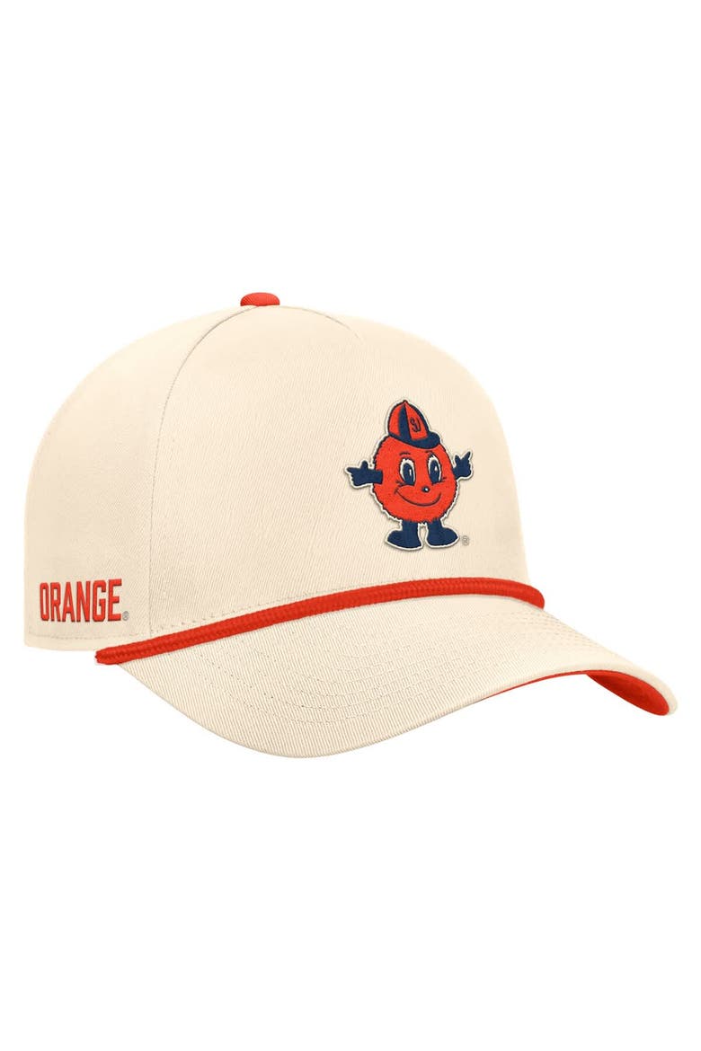 Men's Nike Natural Syracuse Orange Vintage Rope Rise Adjustable Hat, Main, color, Natural