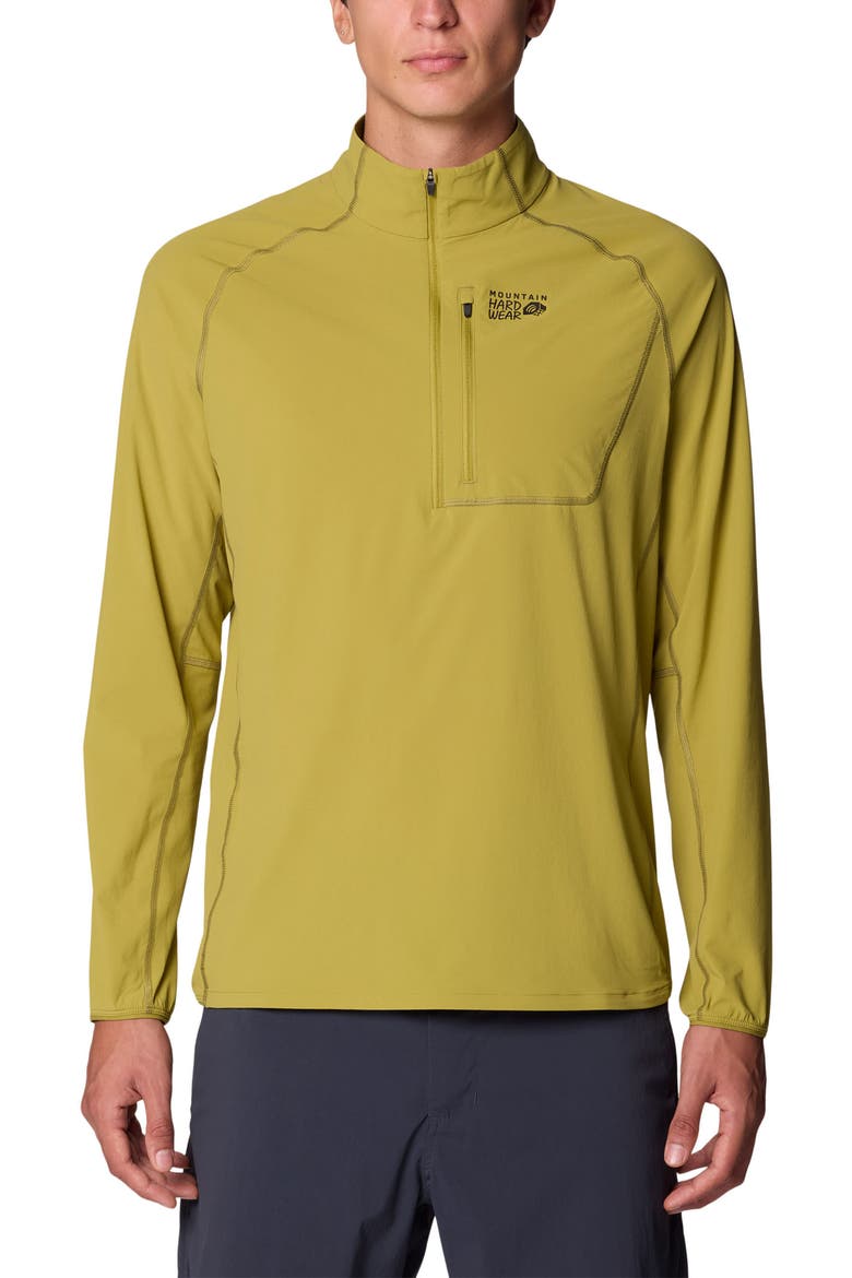 Sunshield Half Zip, Main, color, BRIGHT FATIGUE