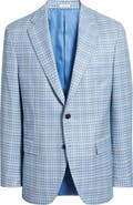Peter Millar Hartford Classic Fit Check Wool Sport Coat
