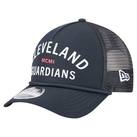 Men's New Era  Navy Cleveland Guardians Minimalist 9FORTY A-Frame Adjustable Hat