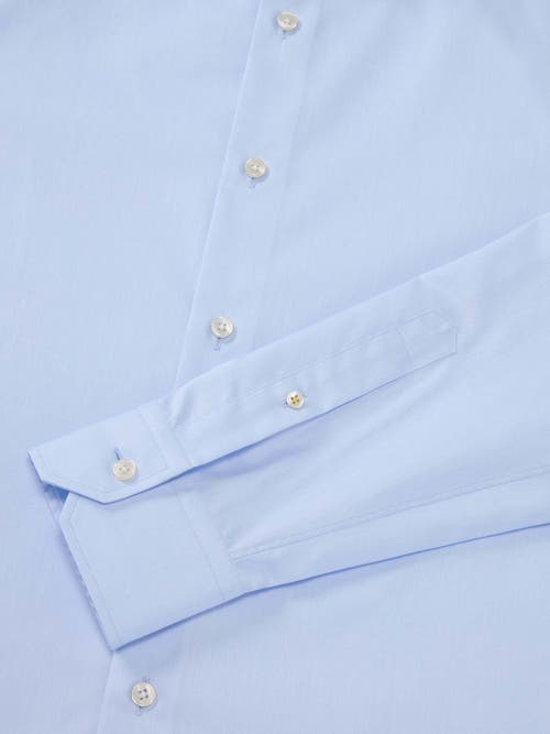 Robert Talbott Reynolds Light Weight Poplin Shirt In Light Blue