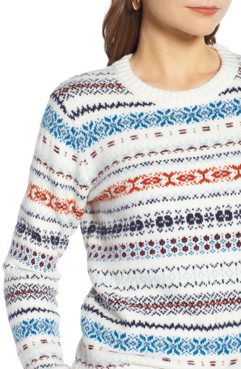 Treasure & Bond Fair Isle Sweater, Alternate, color, 