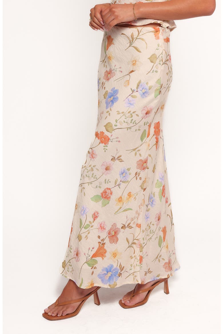 Giarda Floral Print Crinkle Maxi Skirt, Alternate, color, FLORAL