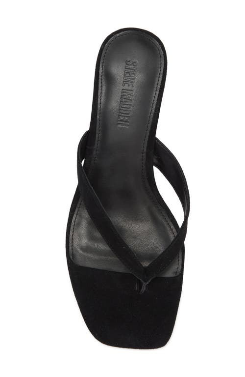 Steve Madden Tracie Flip Flop In Black