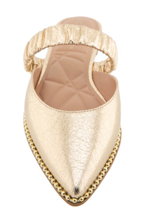 Bcbgeneration Vindo Pointed Toe Mule In Gold