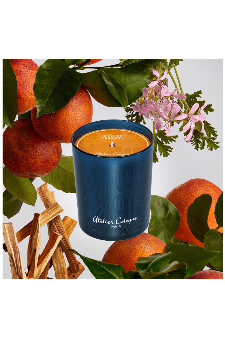 Orange Toscana Scented Candle, Alternate, color, NO COLOR