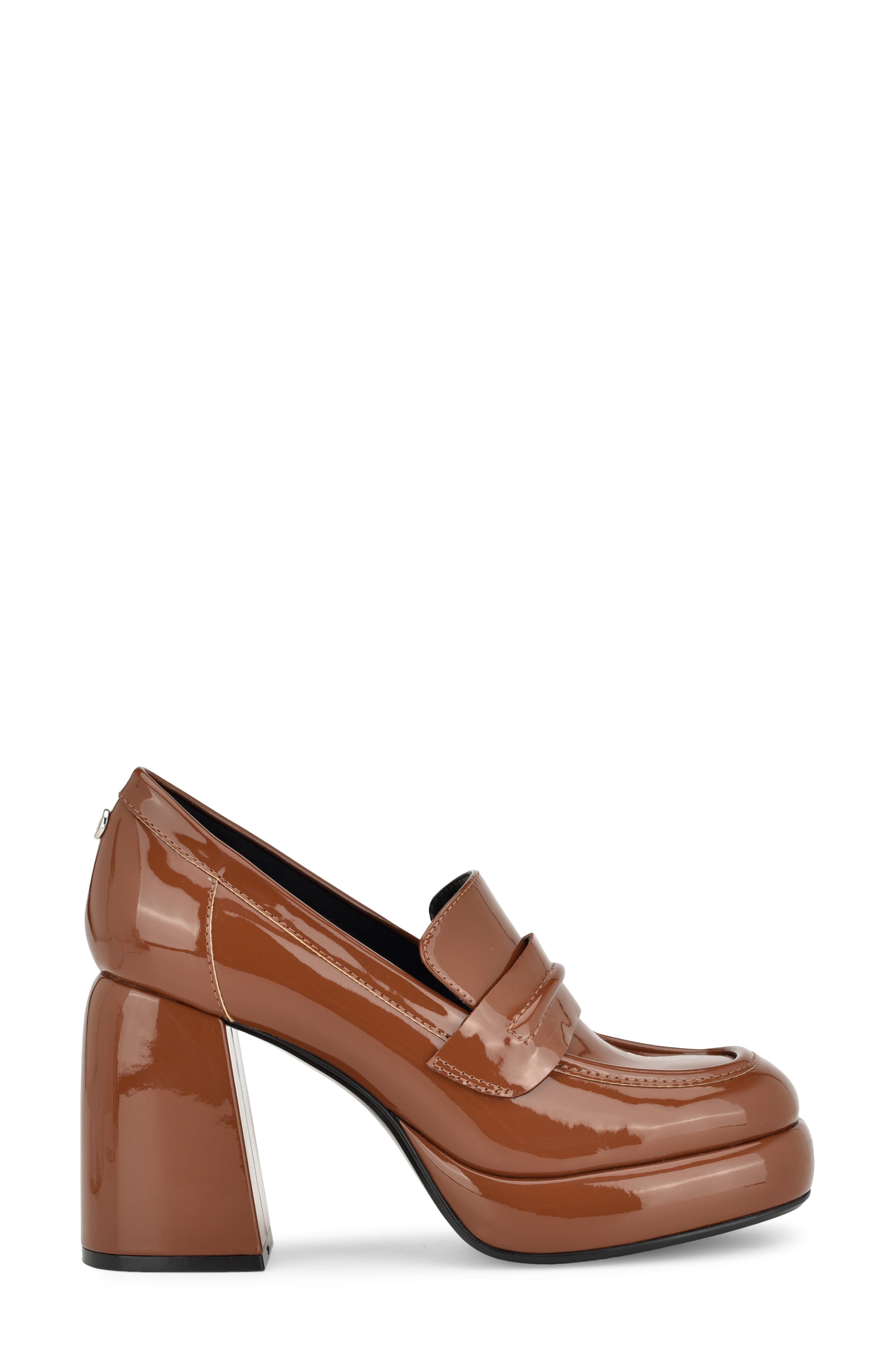 Verge Loafer Pump, Alternate, color, DARK BROWN