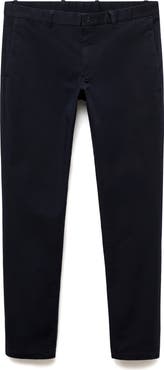 MANGO Barna Slim Fit Stretch Twill Chino Pants