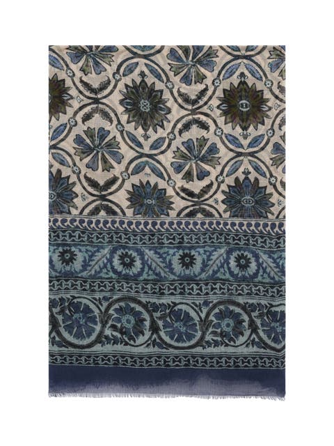 Dora Rosette Print Scarf