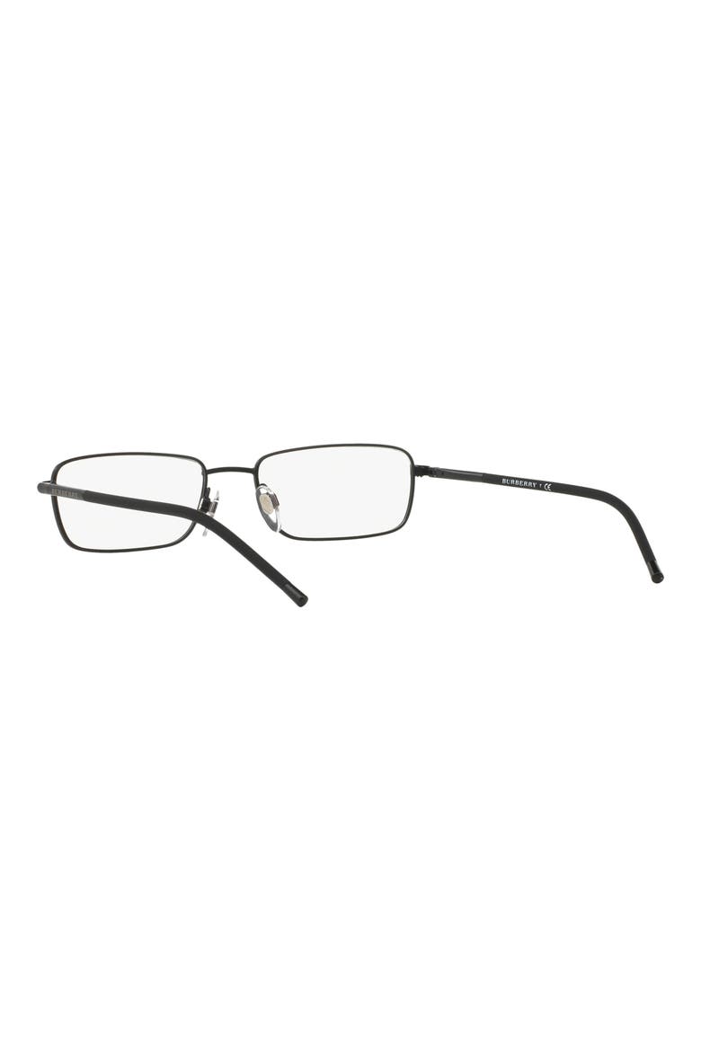 52mm Rectangular Optical Glasses, Alternate, color, MATTE BLACK