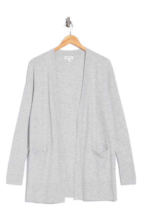 Nordstrom Open Front Cardigan In Gray