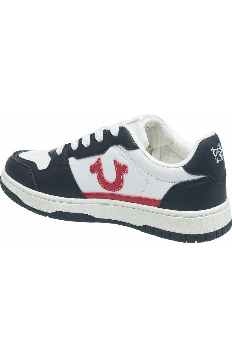 True Religion Boy
s Arthur Court Sneaker, Alternate, color, White/Red