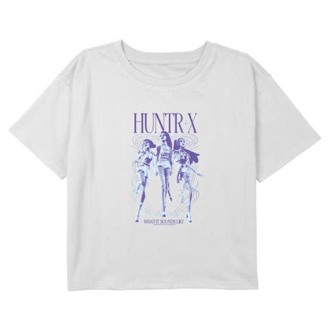 Girl's KPop Demon Hunters What It Sound Like Superstars  Graphic T-Shirt