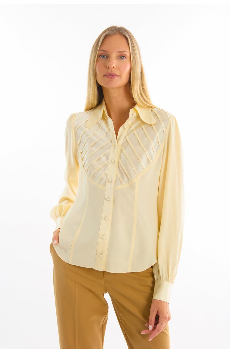 SECRET MISSION Nila Blouse, Alternate, color, Vintage Crème