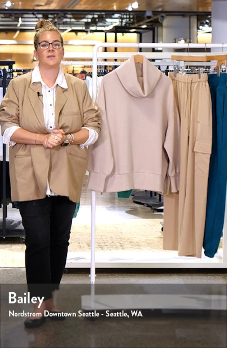 Milton Cowl Neck Sweatshirt, sales video thumbnail