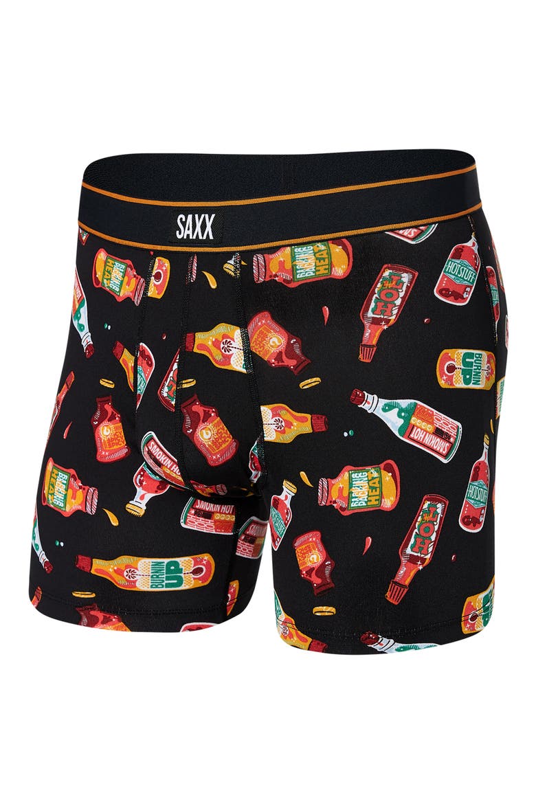 Daytripper Comfort Stretch Boxer Briefs, Alternate, color, HOT ONES- BLACK