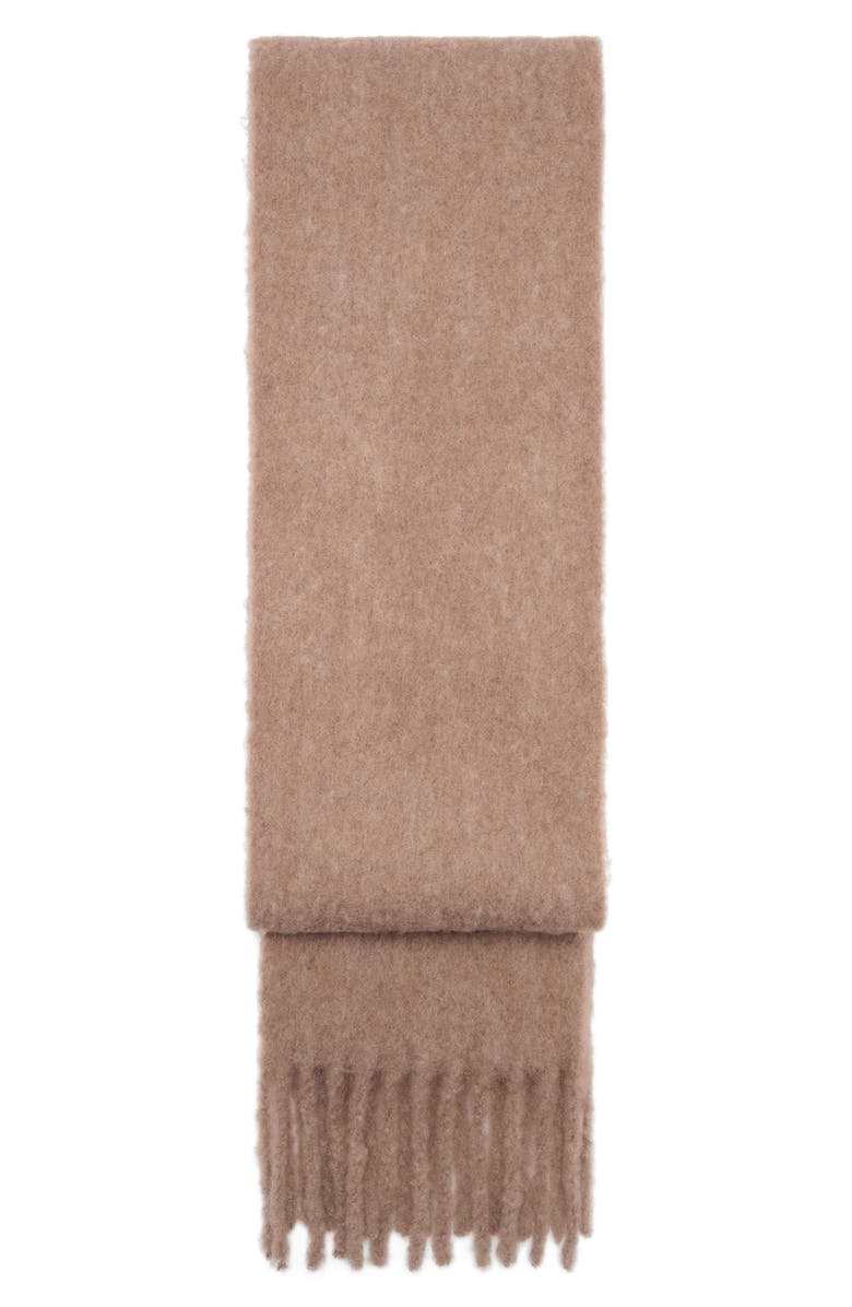 MANGO Fringed Scarf, Main, color, 