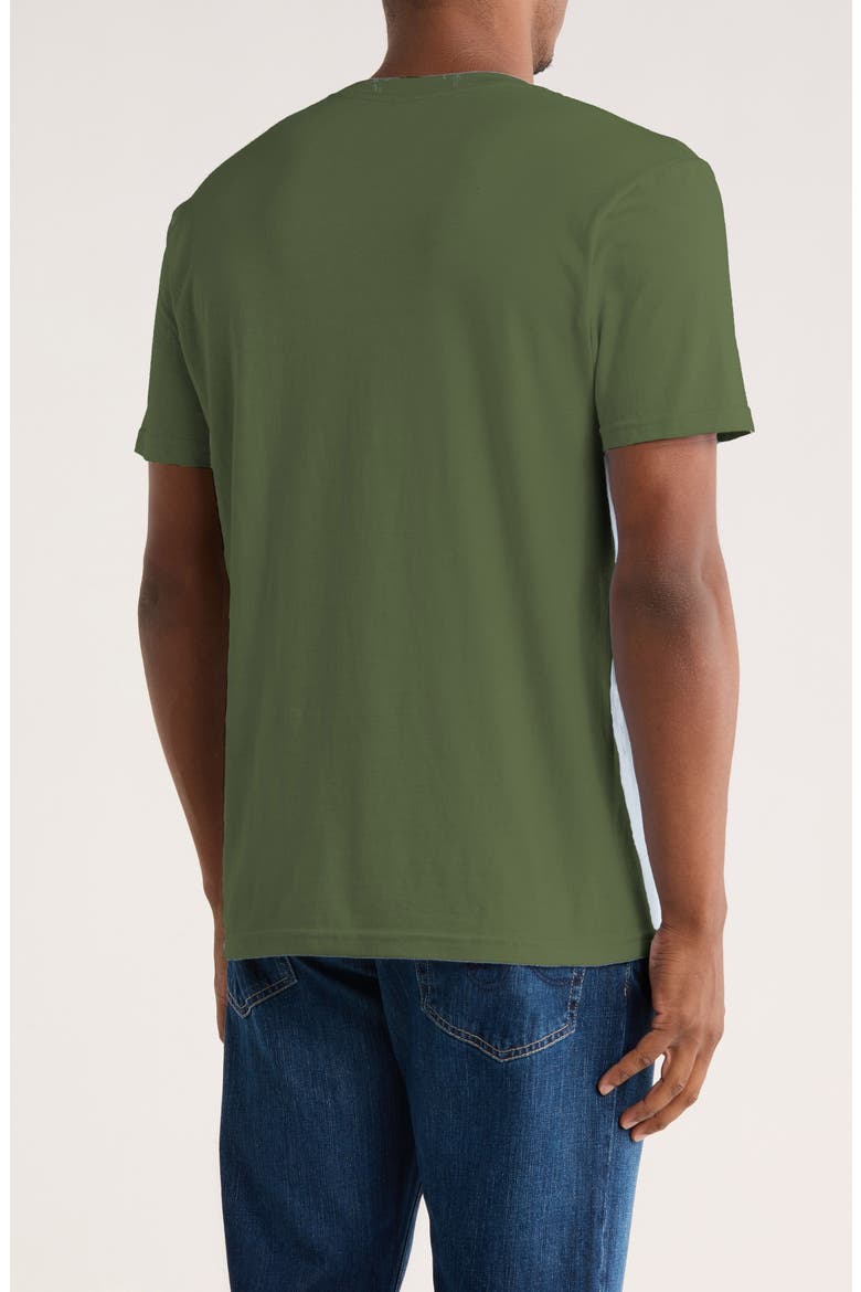 Duke & Sons Fish Reel Perch Cotton T-Shirt, Alternate, color, MILITARY GREEN
