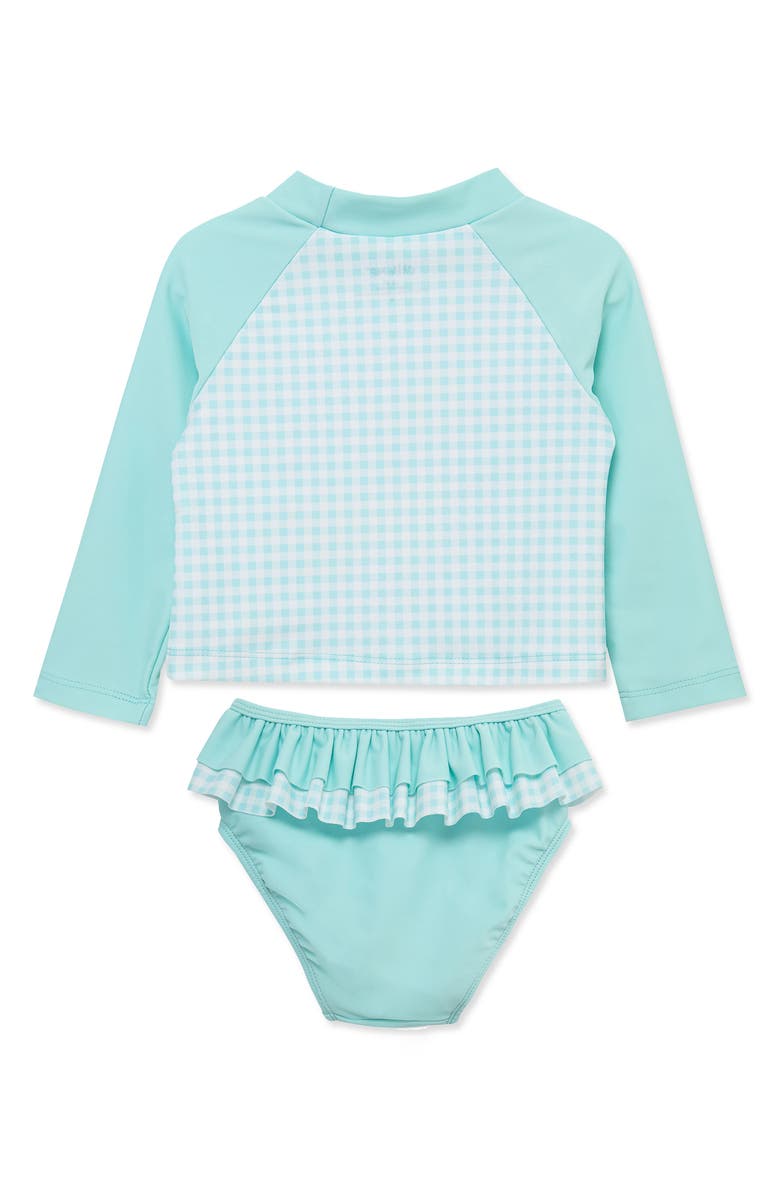 Little Me Fish UPF 50+ Rashguard Top & Bottoms Set, Alternate, color,