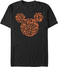 Mickey & Friends Men's Mickey & Friends Halloween Silhouette T-Shirt