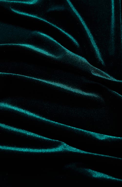 Seasalt Cornwall Mahonia Abstract Print Velvet Shift Dress In Green