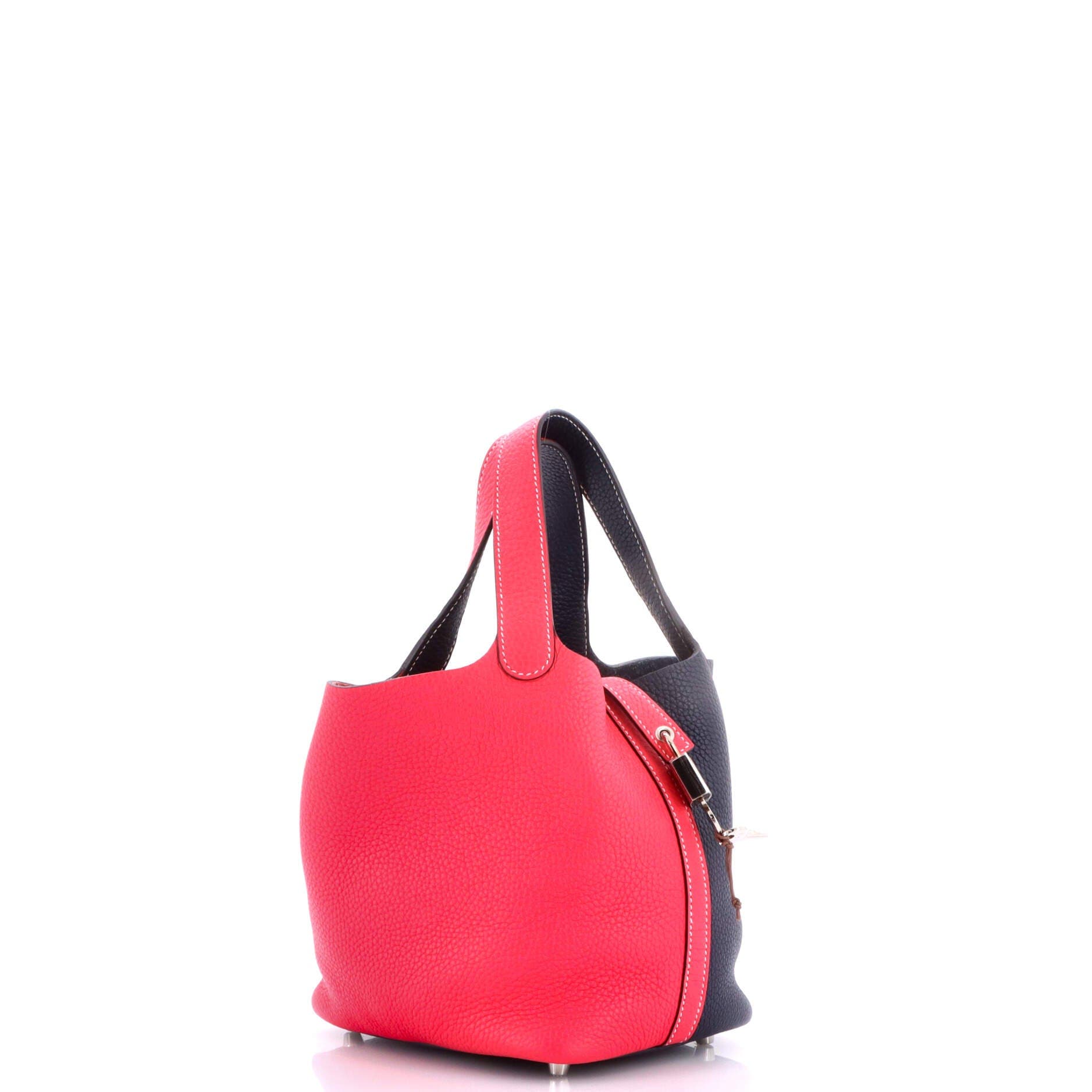 Casaque Picotin Lock Bag Clemence PM, Alternate, color, Blue