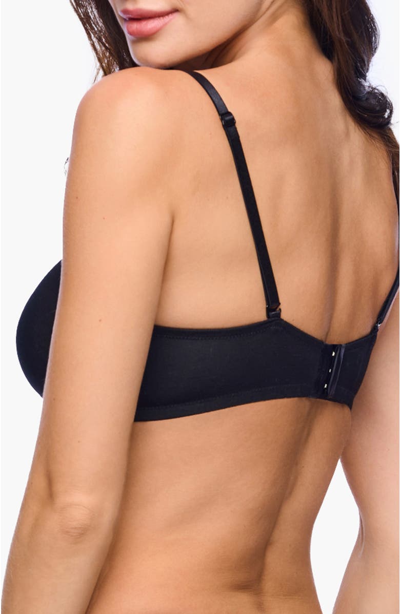 Cosabella Talco Bralette, Alternate, color, Black