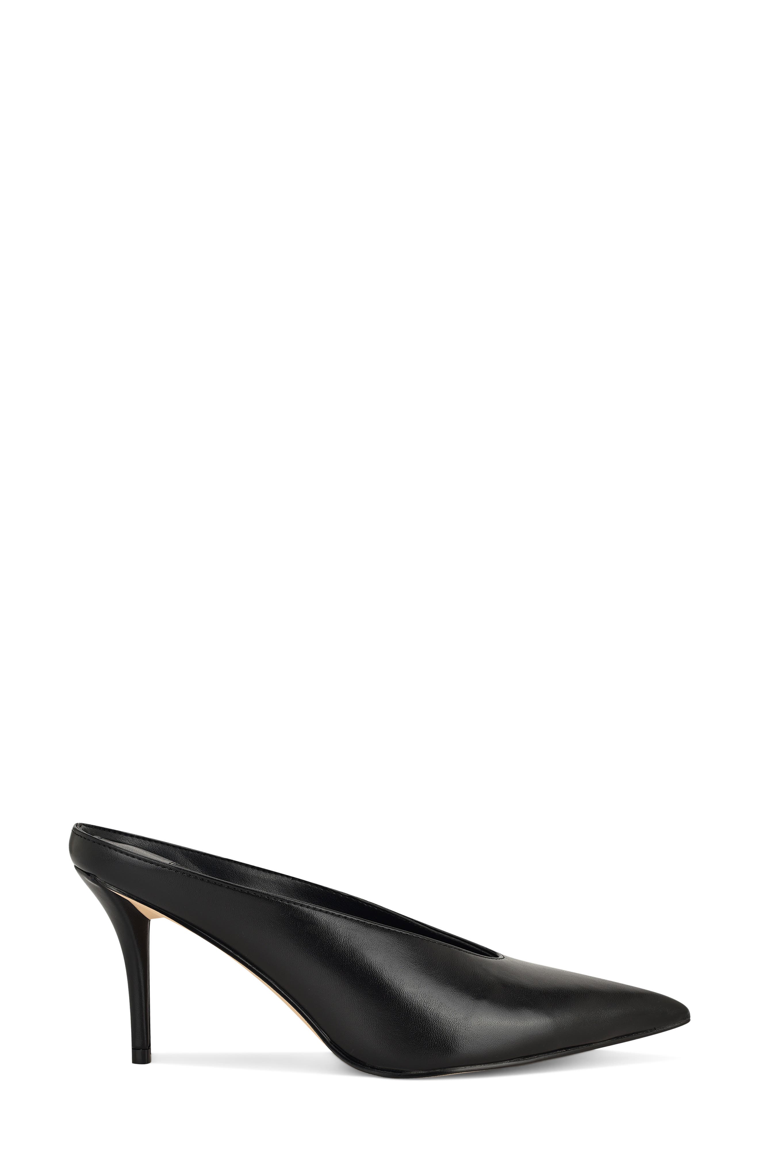 Nine West Verra Pointed Toe Mule, Alternate, color, Black