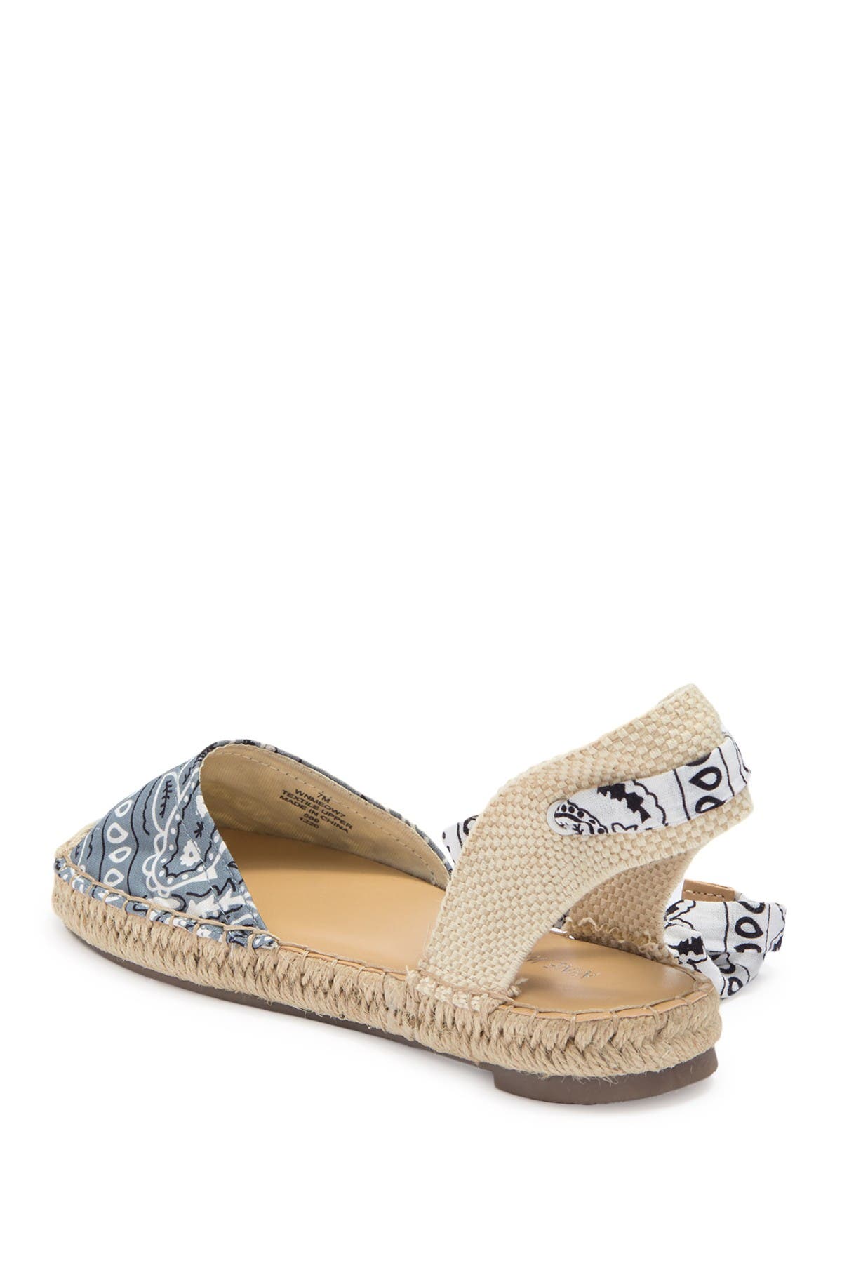 Nine West Meow Bandana Espadrille Flat, Alternate, color, 