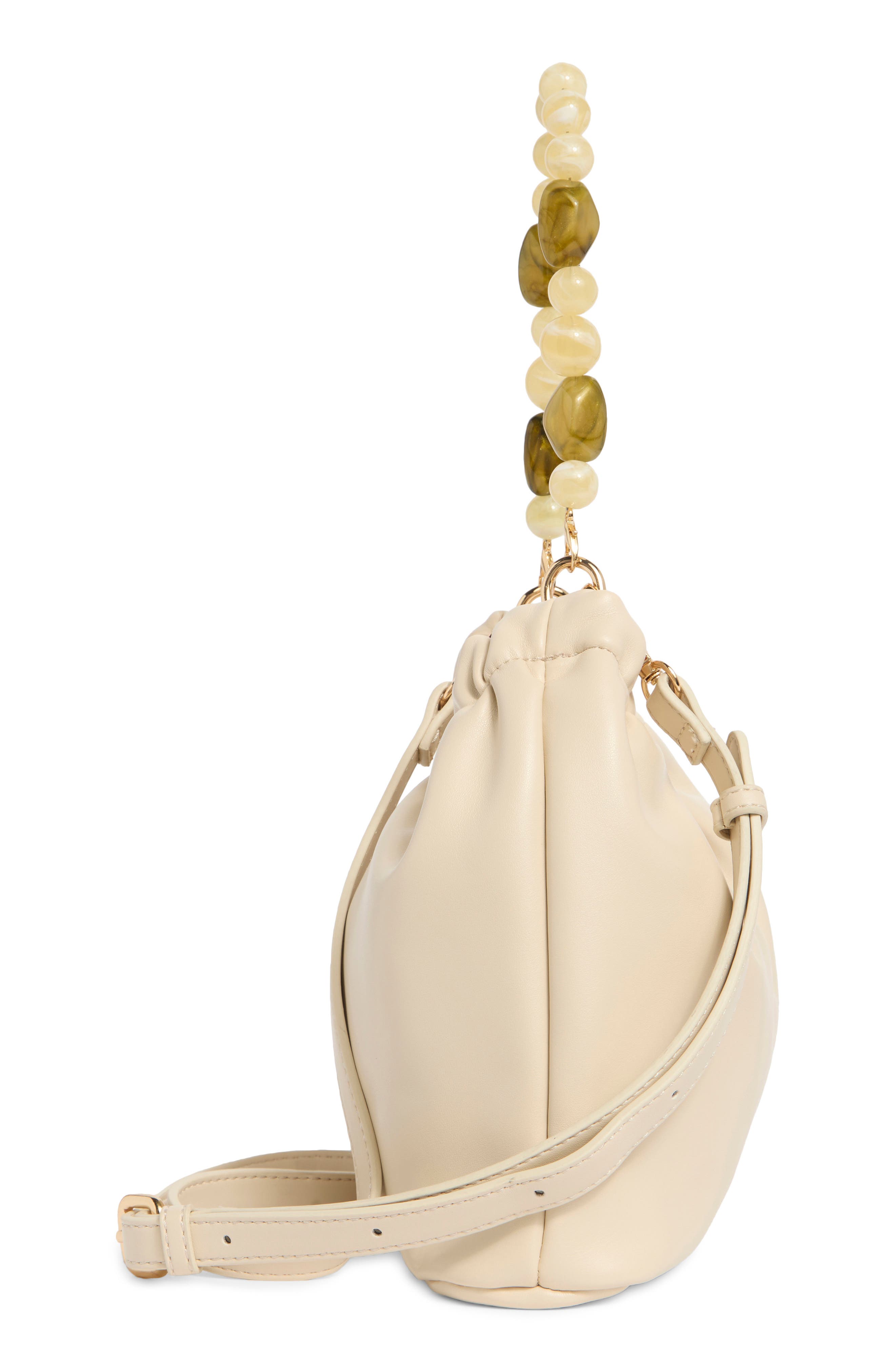 Beaded Handle Crossbody Bag, Alternate, color, BONE