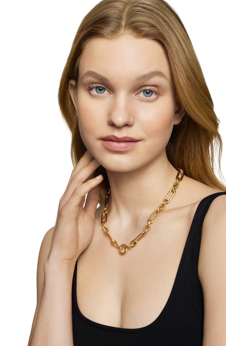 David Yurman Lexington Chain in 18K Yellow Gold, Alternate, color, 18K Yellow Gold
