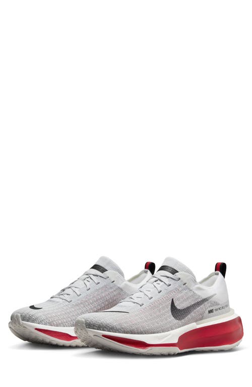 Nike Zoomx Running Shoe In White/black/fire Red