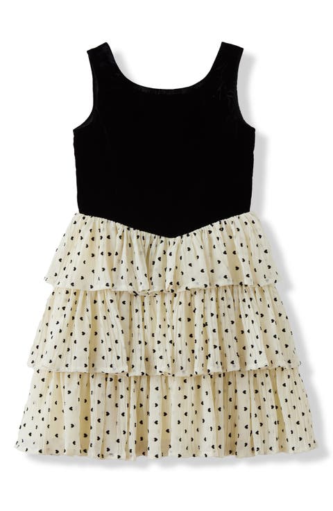 Kids' Velvet Top Tutu Dress
